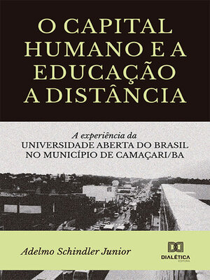 cover image of O capital humano e a educação a distância